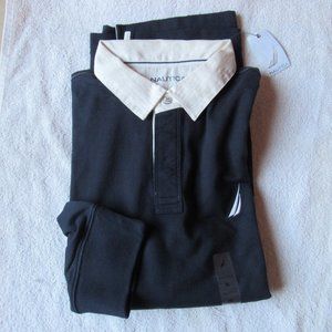 Nautica Men's Long Sleeve Navy Blue Pull Over